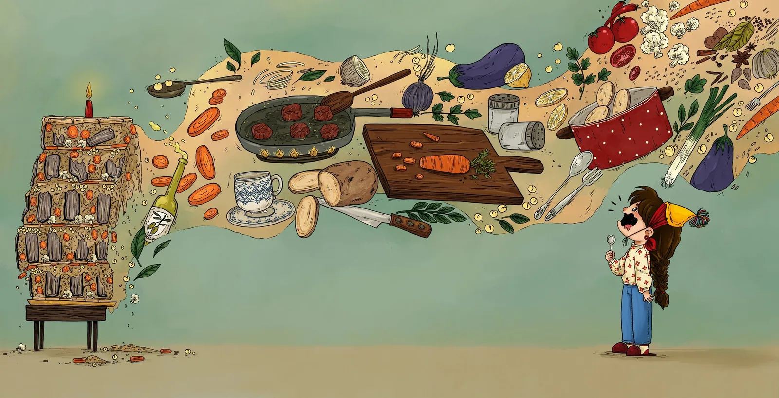 Uside Down Iftar, image 4