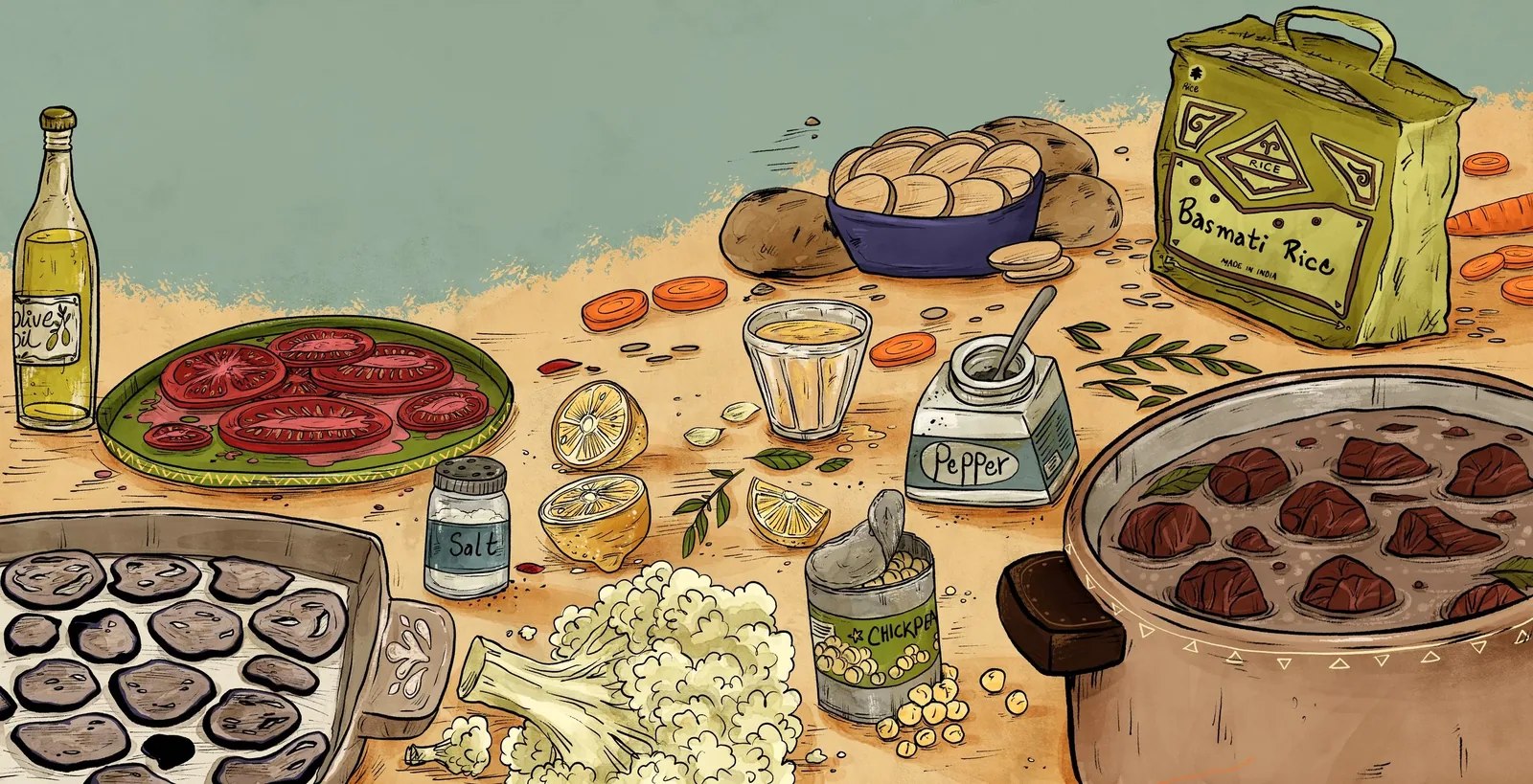 Uside Down Iftar, image 3