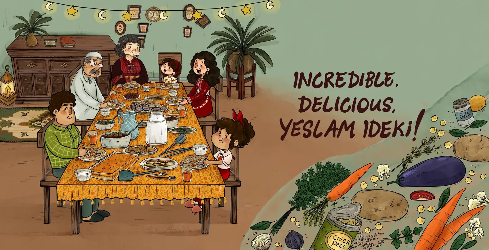 Uside Down Iftar, image 6
